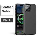 Luxury Leather Magnetic Soft Phone Case for iPhone
