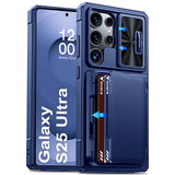 Full Body with Card Holder Kickstand Wallet Phone Case for Samsung