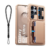 Full Body with Card Holder Kickstand Wallet Phone Case for Samsung