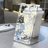 Flowers Clear Phone Case For Samsung