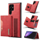 Leather Magnetic Card Holder Wallet Case for Samsung