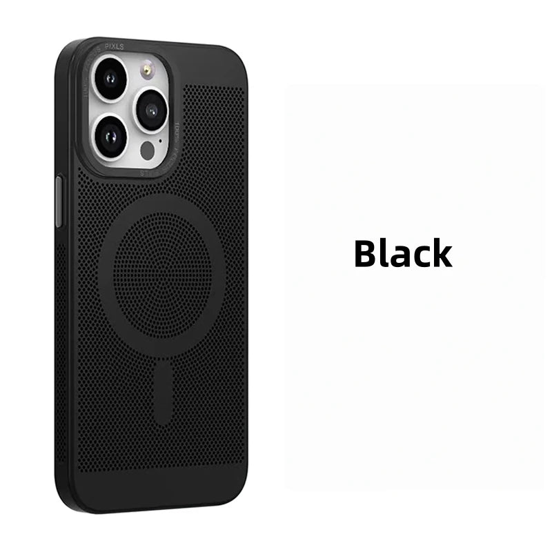 Luxury Cooling Magnetic Phone Case For iPhone