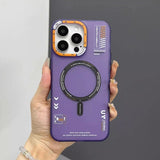 Translucent Bumper Magnetic Phone Case for iPhone