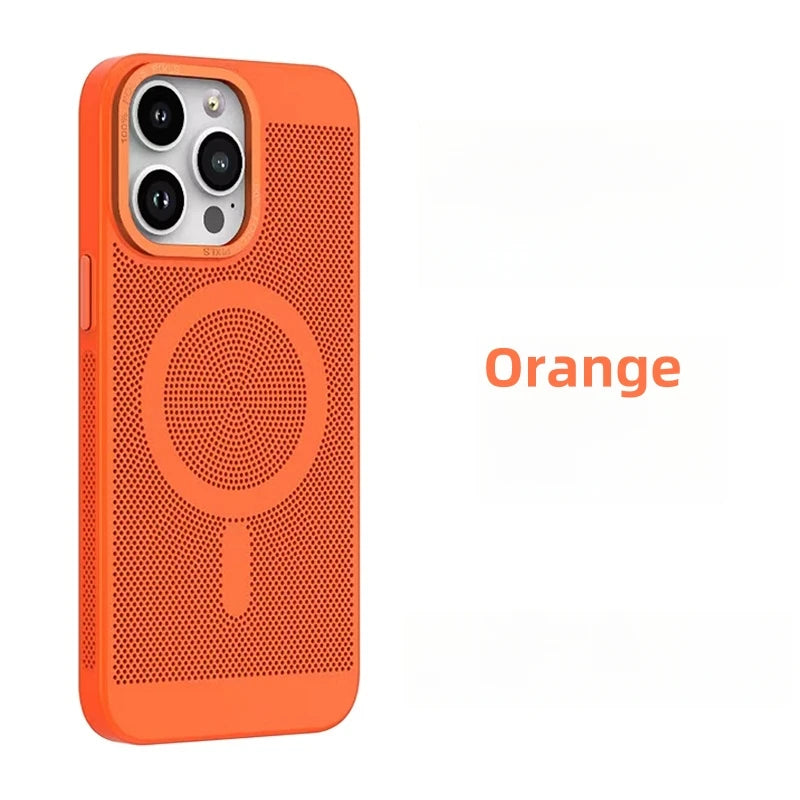 Luxury Cooling Magnetic Phone Case For iPhone