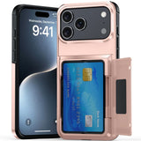 Card Holder Shockproof Case For iPhone