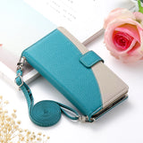 Leather Card Wallet Flip Case for Samsung