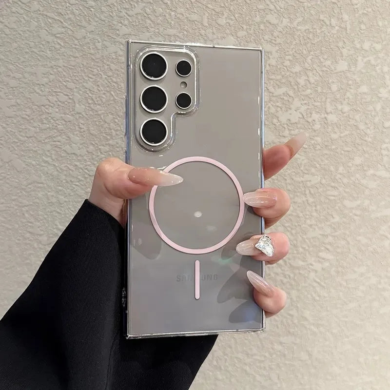 High Clear Magnetic Case for Samsung