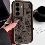 Rose Flower Soft Phone Case For Samsung