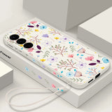 Luxury Flower Print Phone Case for Samsung