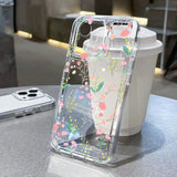Flowers Clear Phone Case For Samsung