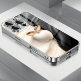 Creativity Fantasy Apple Pattern Tempered Glass Phone Case For iPhone