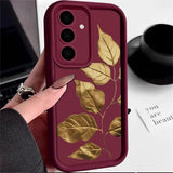 Petal Leaf Diagram Silicone Phone Case For Samsung