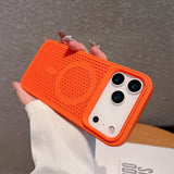 Magsafe Honeycomb Heat Dissipation Wireless Charge Case for iPhone