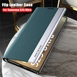 Luxury Stand Book Magnetic Flip Case For Samsung