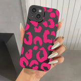 Leopard Print Lens Protection Phone Case For IPhone