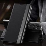 Luxury Stand Book Magnetic Flip Case For Samsung