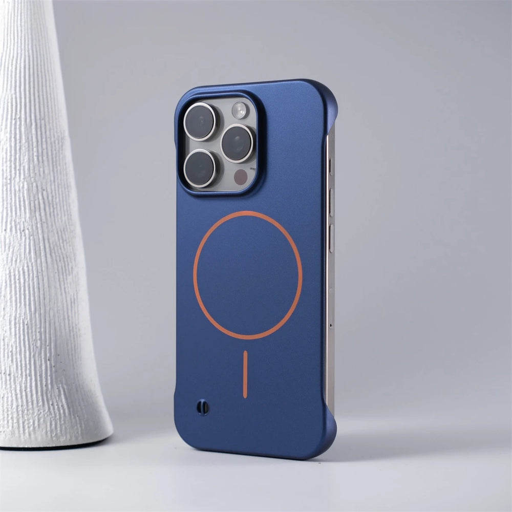 Ultrathin Frameless Magnetic Phone Case for iPhone