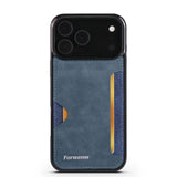 Vintage Leather Wallet Case With Card Holder for iPhone