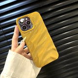 3D Wavy Pattern Shockproof Soft Phone Case For iPhone