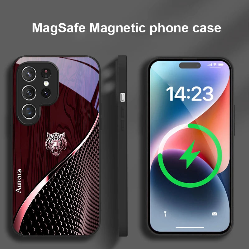 Golden Tiger Magnetic Phone Cases for Samsung