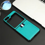 Leather Card Slot Shockproof Case for Samsung Z Flip
