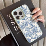 Creative Sketch Landscape Painting Shockproof Soft Phone Case for iPhone