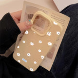 Cute Small Daisy Shockproof Bumper Silicone Case For iPhone