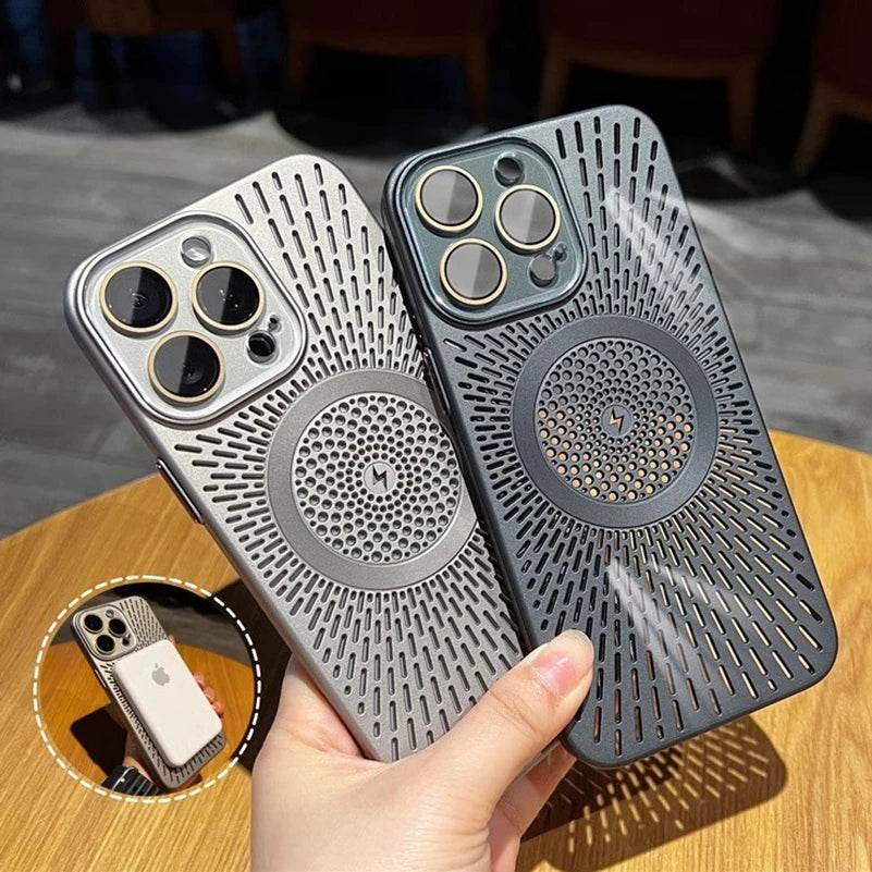 Summer Cool Breathable Magnetic Case for iPhone