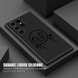 Funny Little Figure Cute Man Phone Case For Samsung