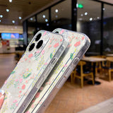 Flowers Clear Phone Case For Samsung
