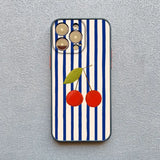 Fresh Summer Fruit Lemon Cherry Phone Case For iPhone