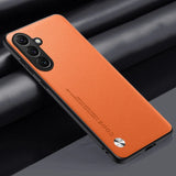 Luxury PU Leather Matte Silicone Phone Case For Samsung