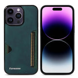 Retro Busines Wallet PU Leather Card Holder Phone Case for iPhone