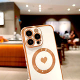 Magnetic Plating TPU Wrist Lanyard Phone Case For iPhone