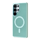 Honeycomb Grid Mesh Cooling Magnetic Phone Case For Samsung
