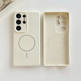 Magnetic Liquid Silicone Soft Case for Samsung