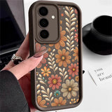 Petal Leaf Diagram Silicone Phone Case For Samsung