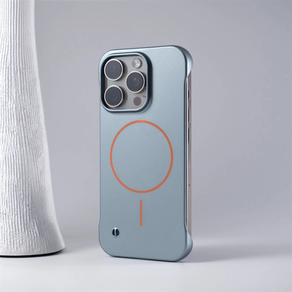 Ultrathin Frameless Magnetic Phone Case for iPhone