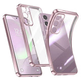 Plating Silicone Clear Soft Case For Samsung