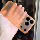 Ultra-Thin Matte Shockproof Case for iPhone