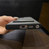 Luxury Leather Magnetic Fold Stand Holder Case For Samsung
