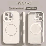 Magnetic Liquid Silicone Case for iPhone