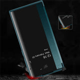 Smart Window View Leather Flip Full Protection Case For Samsung