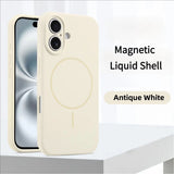 Magnetic Liquid Silicone Case for iPhone