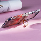 Carbon Fiber Texture Magnetic Charging Hard PC Case for Samsung Z Flip