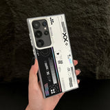 Fashion Game Plating Sliver Shockpoof Matte Case For Samsung