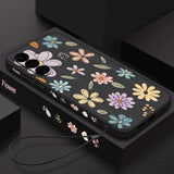 Daisies Flowers with Lanyard Case For Samsung