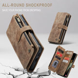 Leather Flip Wallet Etui Case for Samsung
