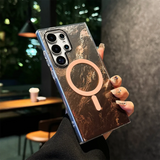 Gradient Glacial Texture Magnetic Case For Samsung