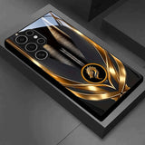 Luxury Black & Gold Shockproof Case for Samsung